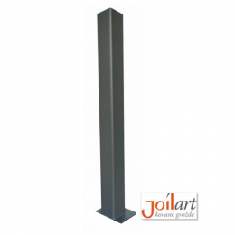 Početni stub cink plastificiran antracit 650mm