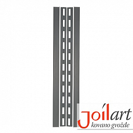 SET 1200mm Ravni L nosači ZN plastificirani antracit