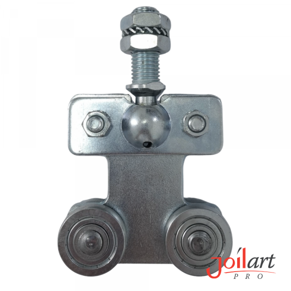 Viseći rotirajući nosač za šinu sa točkićima1