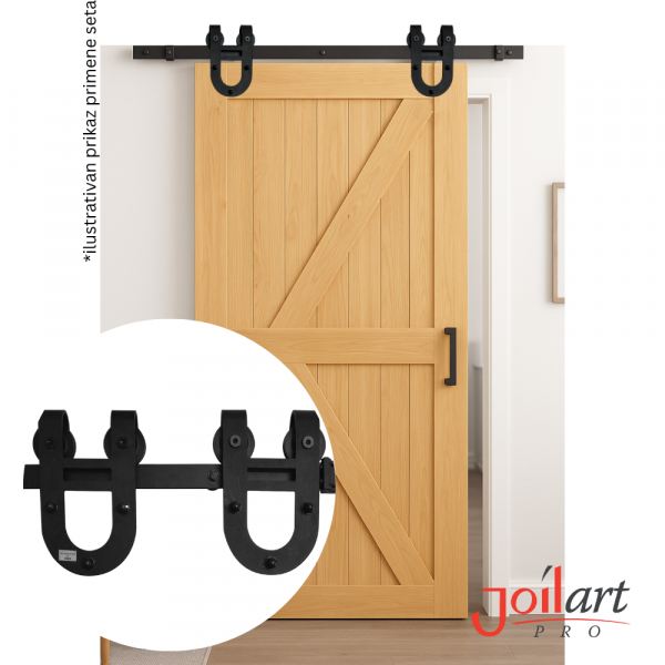 Set za klizna Ambar vrata (barn door)1